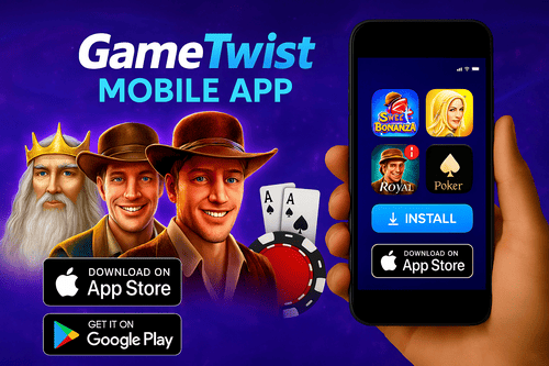 GameTwist Kaszino Mobile App