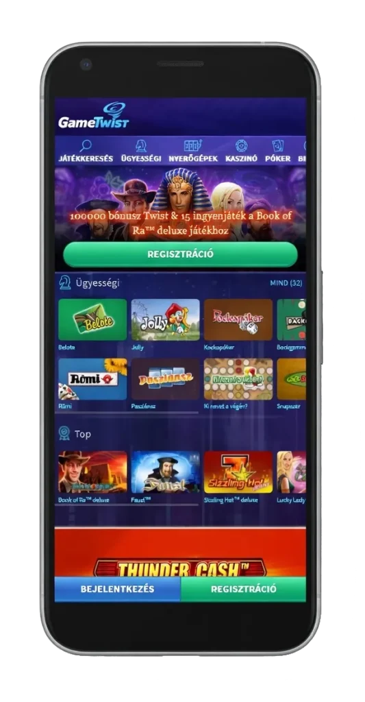 Mobilalkalmazás GameTwist